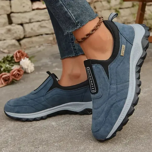 Women's thick-soled suede sneakers for Ultimate Comfort