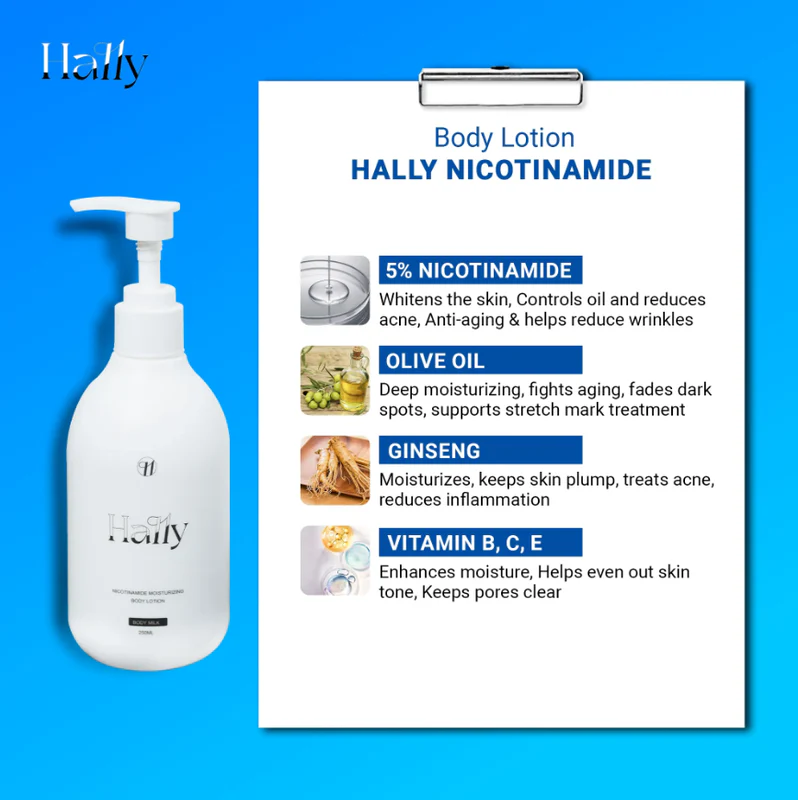 đ„Original Hally Niacinamide Whitening Body Lotionđ„