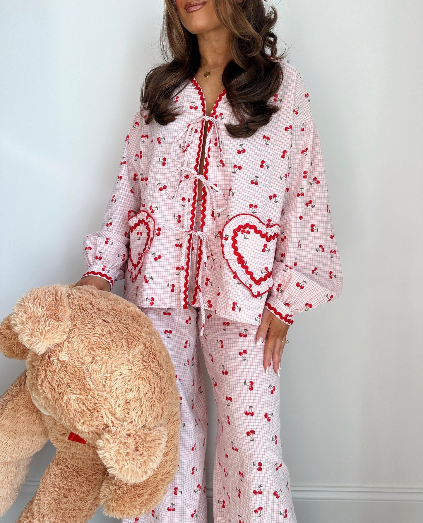 Gingham Kisses Pj Set