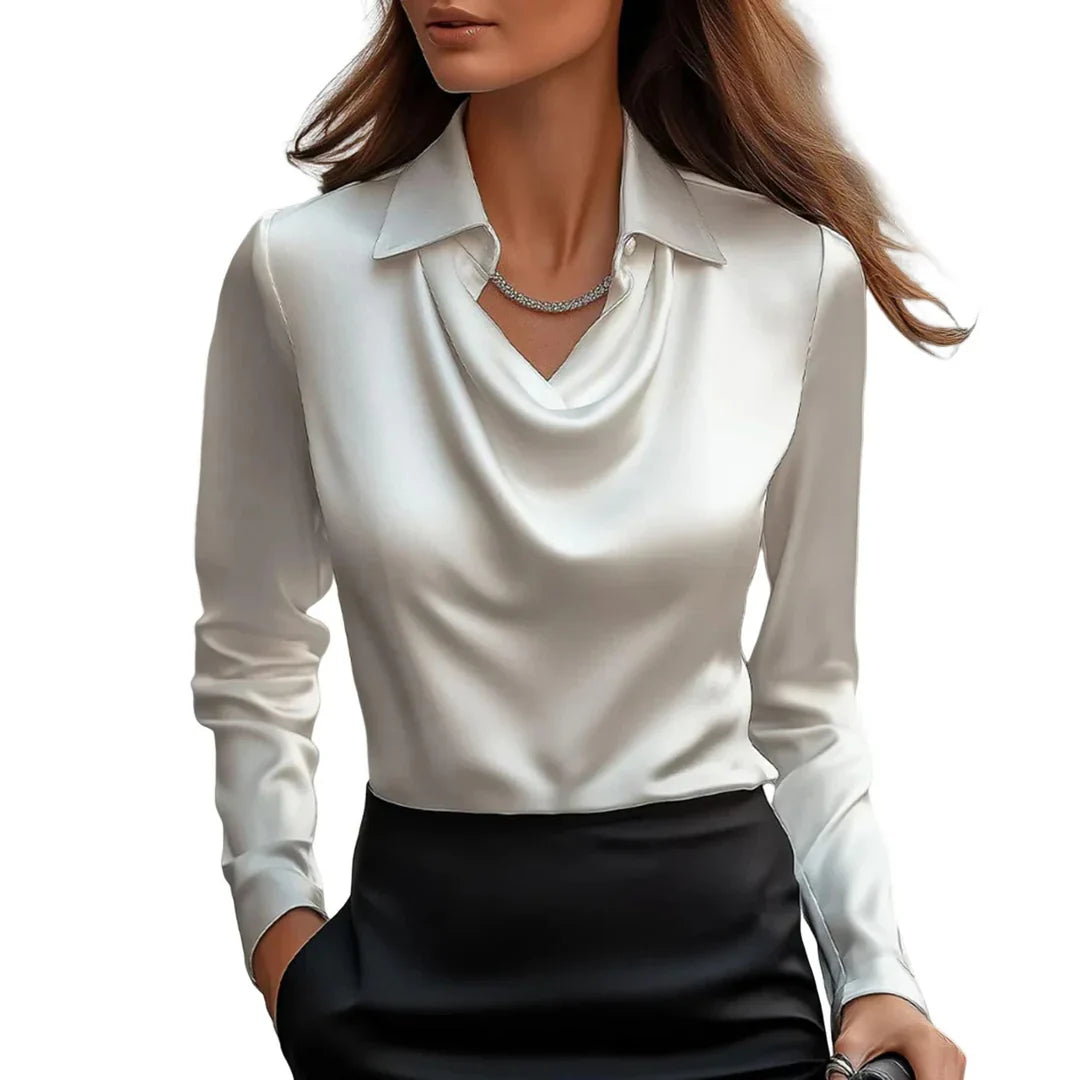 Serenelle Satin Blouse