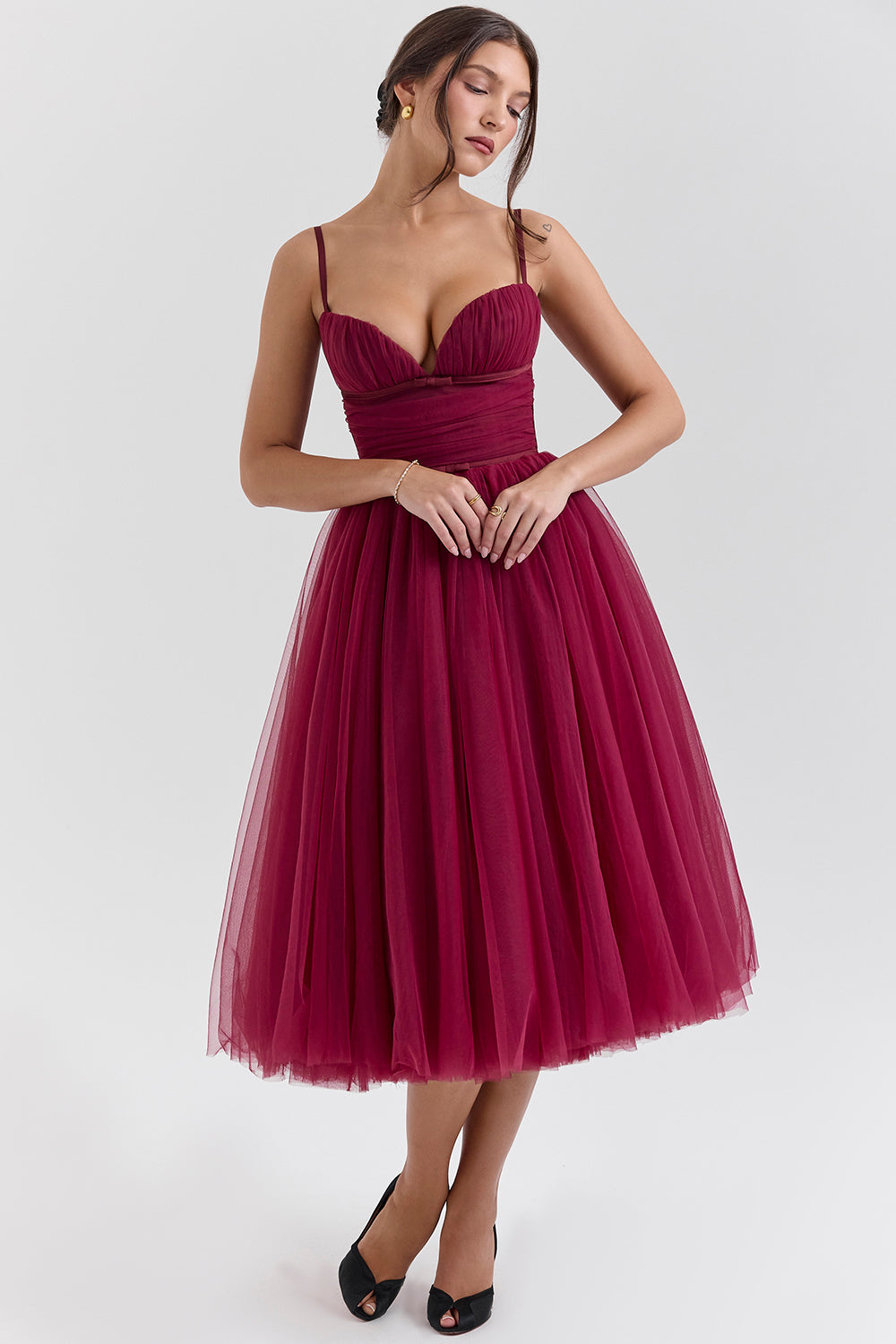 Sexy Sling Backless Christmas Dress