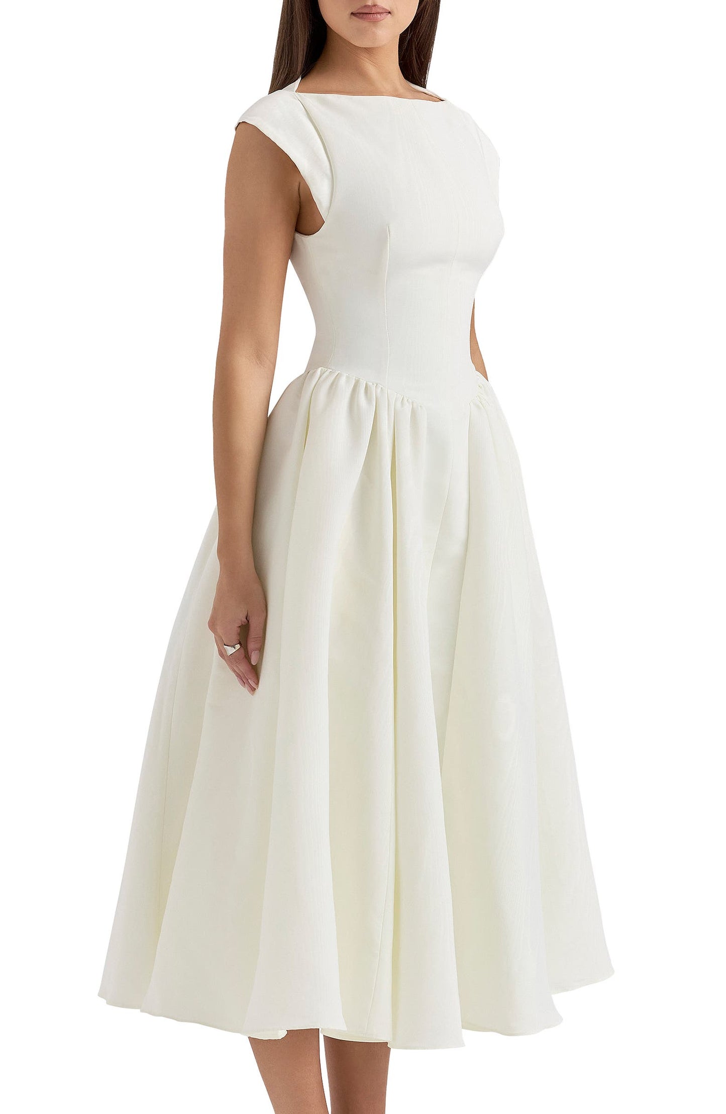 Debutante Backless Midi Dress