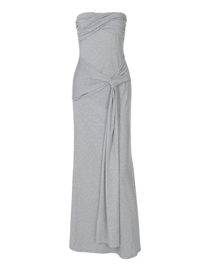 Solid Color High Waisted Sleeveless Dress