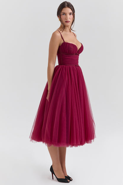 Sexy Sling Backless Christmas Dress