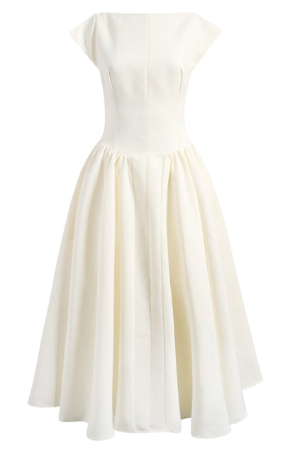 Debutante Backless Midi Dress