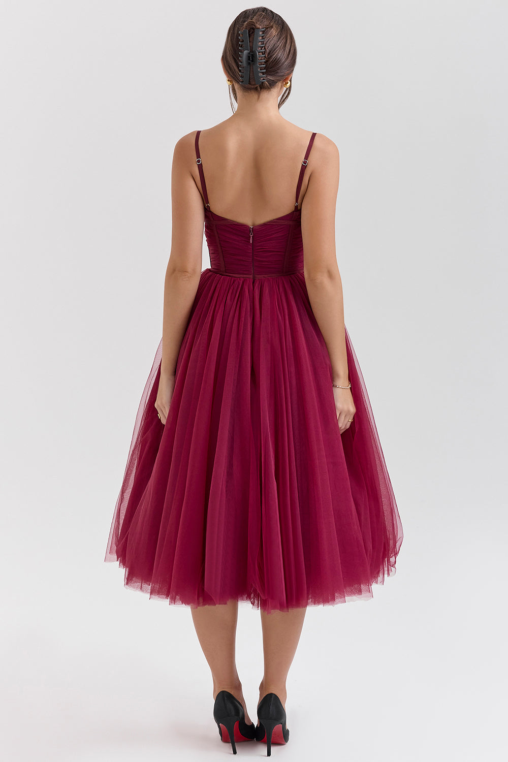 Sexy Sling Backless Christmas Dress