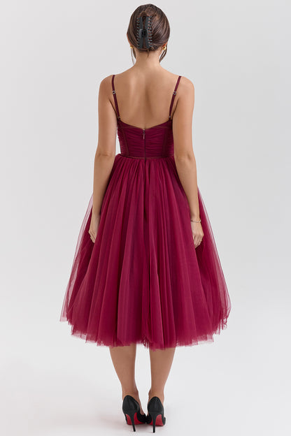 Sexy Sling Backless Christmas Dress
