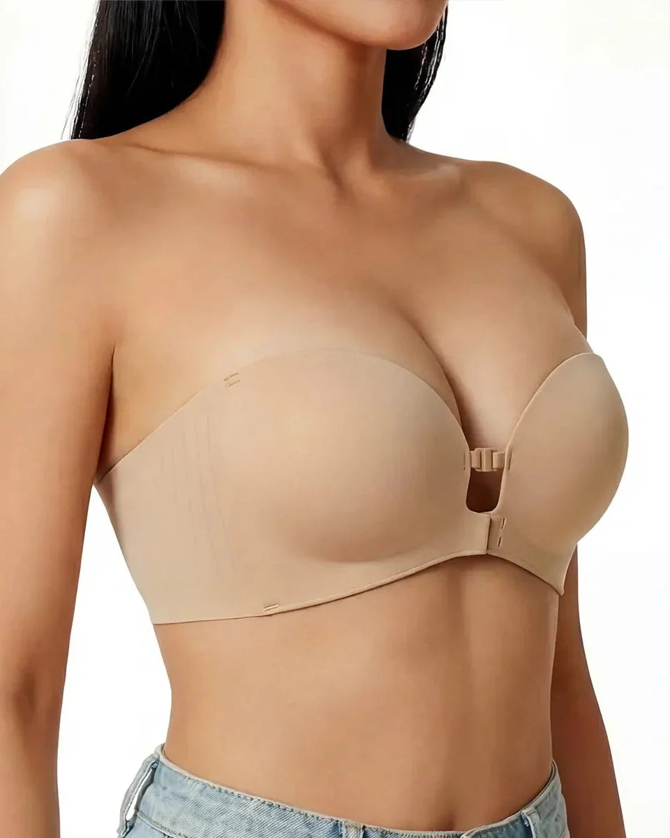 Musbabe Seamless Non-Slip Wireless Padded Bra