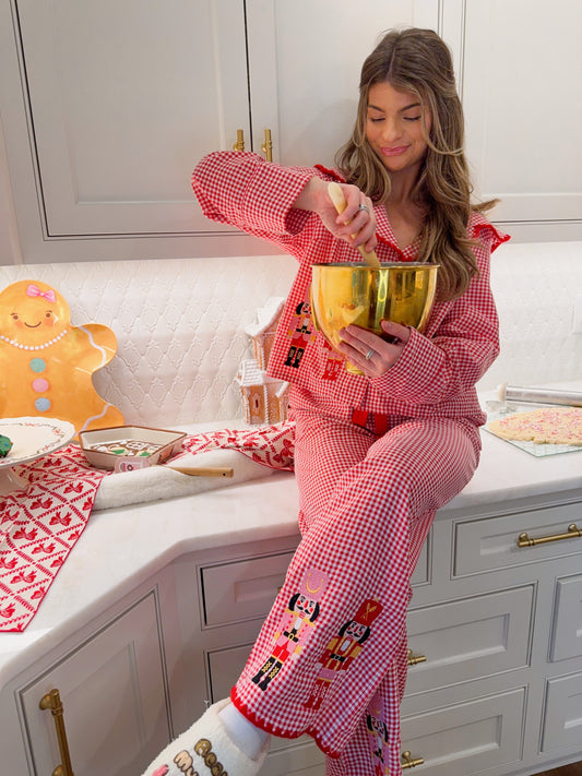 PREORDER EST SHIP 11.26 Nutcracker Christmas Pajama Set - Red