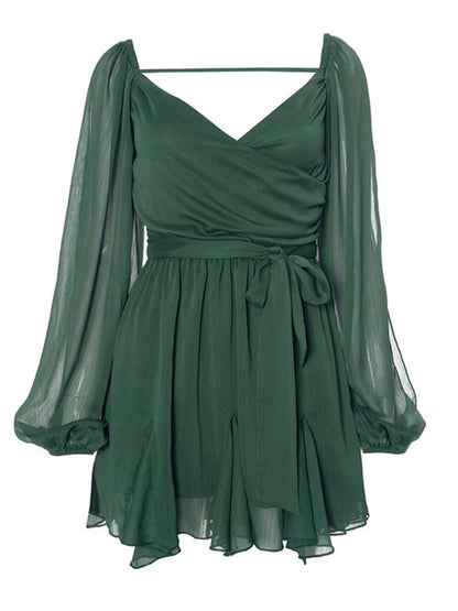 Milan V-Neck Mini Dress