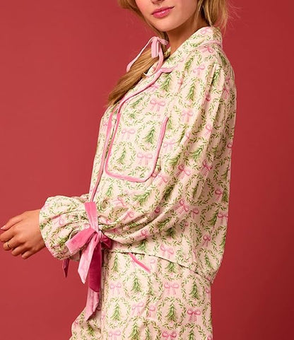 Women's Christmas Pajamas 2 Piece Set