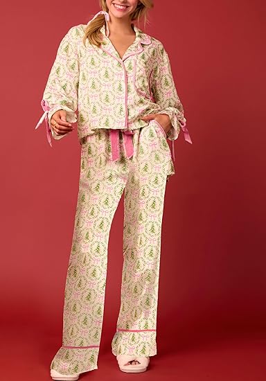 Women's Christmas Pajamas 2 Piece Set