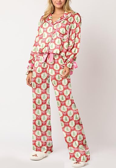 Women's Christmas Pajamas 2 Piece Set