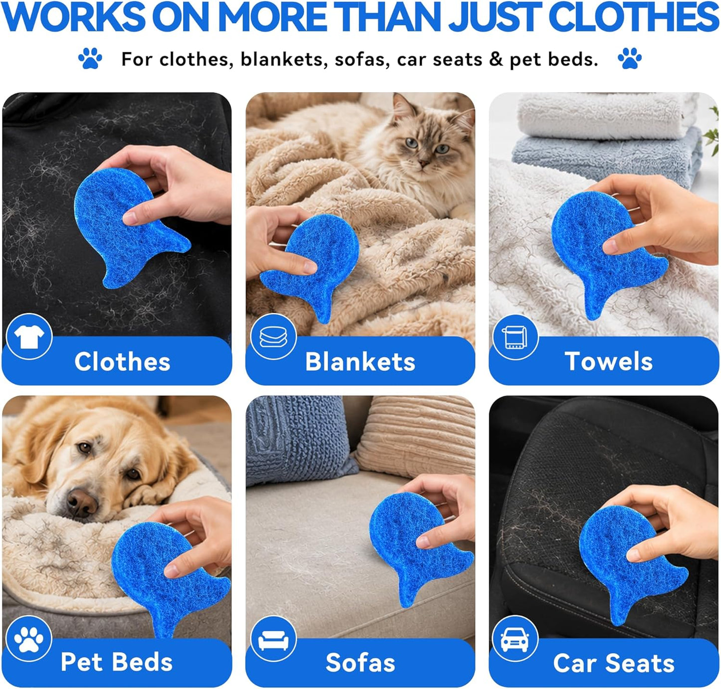 Laundry Pet Hair Remover Fish