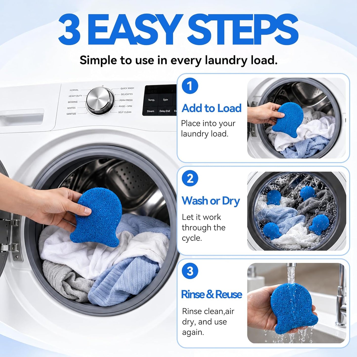 Laundry Pet Hair Remover Fish