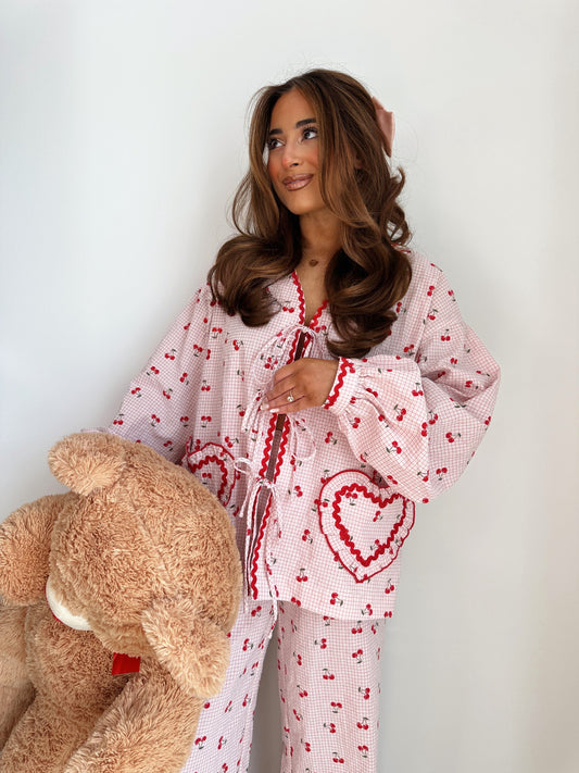 Gingham Kisses Pj Set