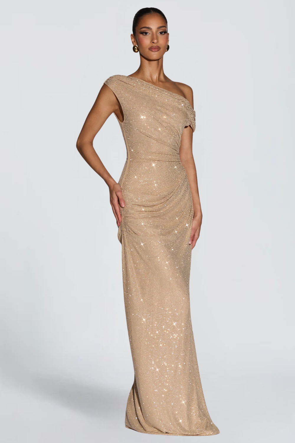 Musbabe™ Otilie Maxi Dress | Elegant Long Sleeve Slim Fit Dress