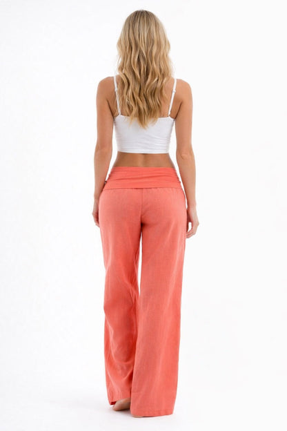 Alma High-Waisted Wide Leg Palazzo Pants