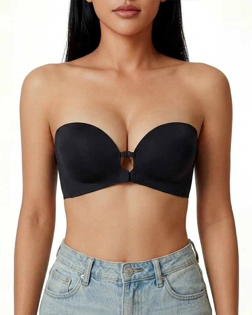 Musbabe Seamless Non-Slip Wireless Padded Bra