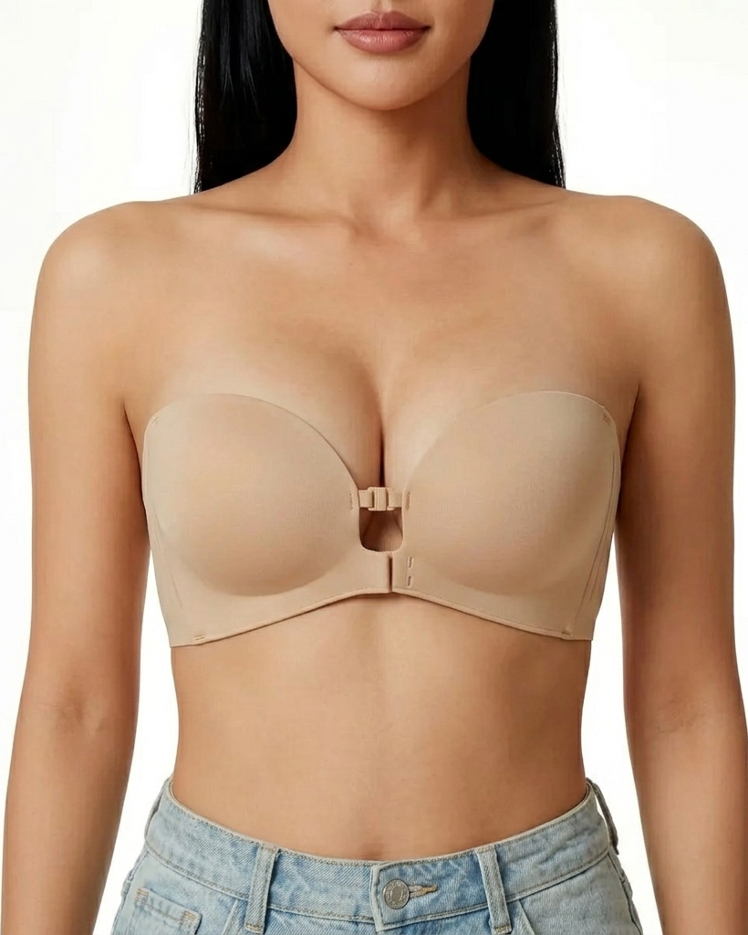 Musbabe Seamless Non-Slip Wireless Padded Bra