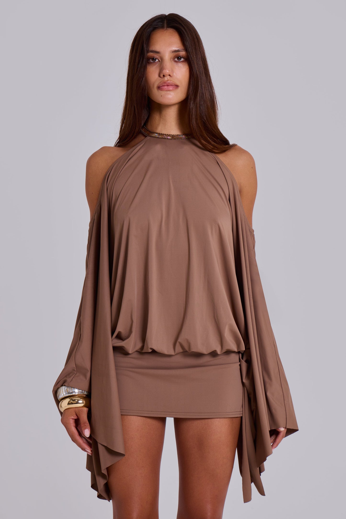 Alula Embellished Butterfly Mini Dress