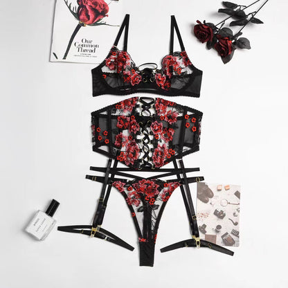 Three-point Body Shaping Sexy Underwear