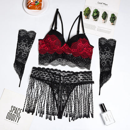 Sexy Lace Lingerie With Tassels