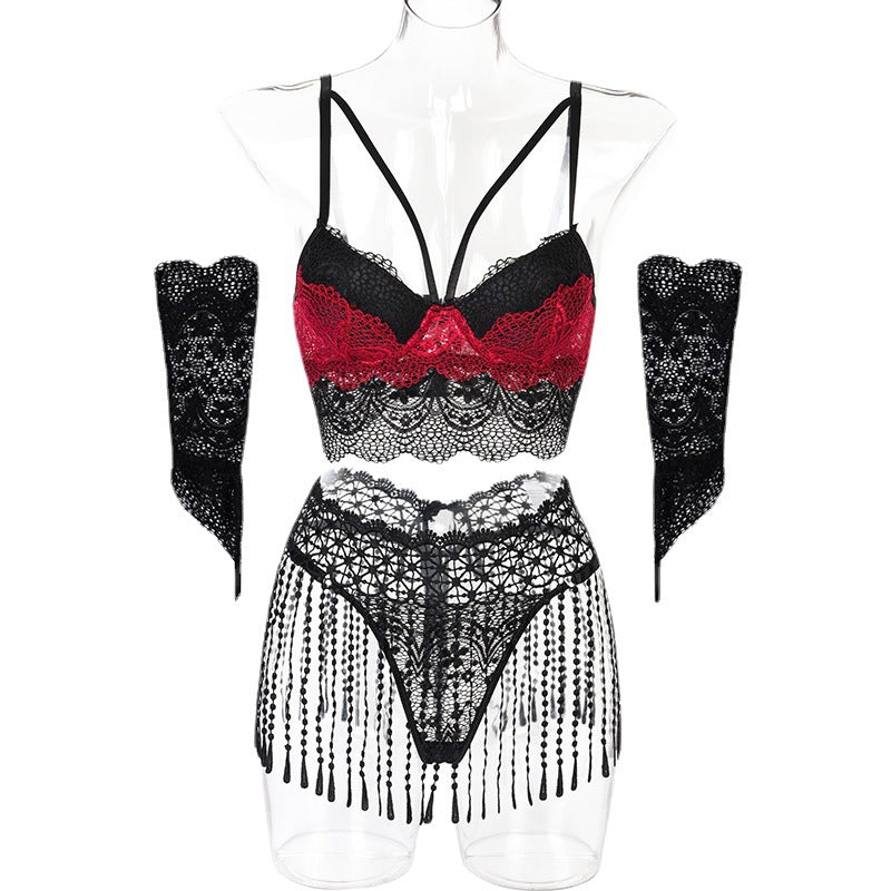 Sexy Lace Lingerie With Tassels