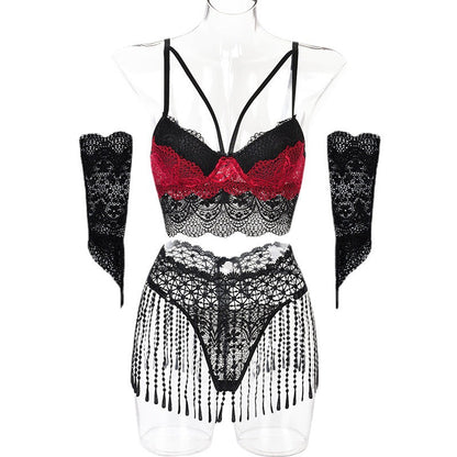 Sexy Lace Lingerie With Tassels