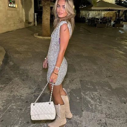 Party Dress with Sequins