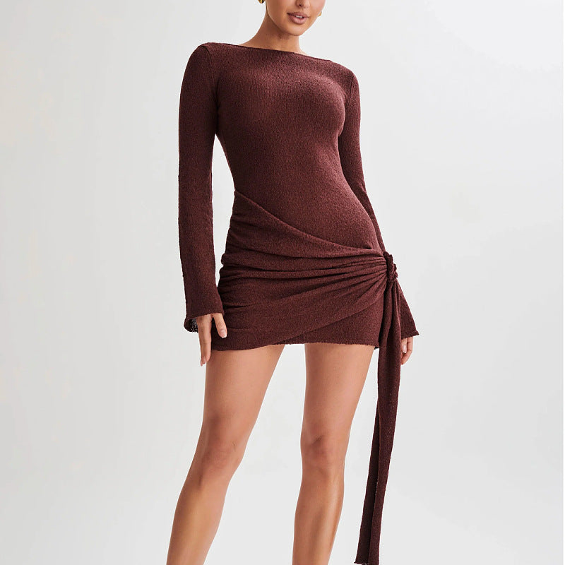 Sexy Hot Girl Knitted Dress