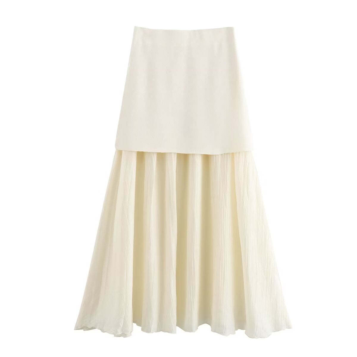 V-neck Button Knitted Vest & Pleated Skirt Set