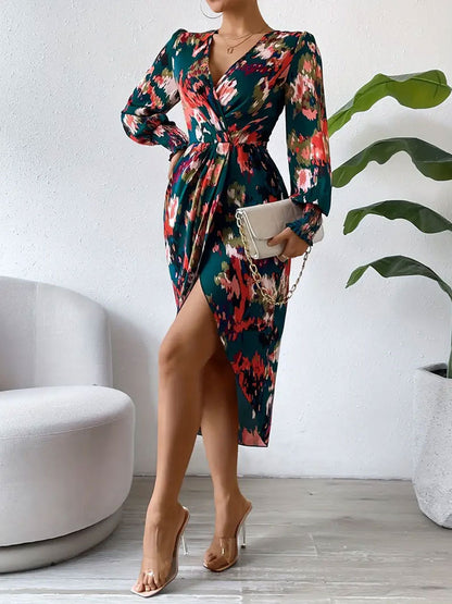 Long Sleeve Elegant Slim Sheath Dress